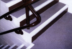 Quartzflor flooring on staircase